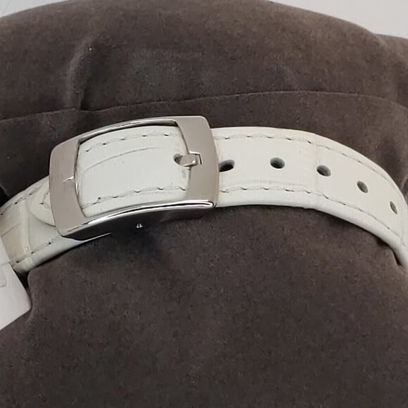 Caravelle Ladies Dress Watch By Bulova Crystal Bezel Reversible Strap 32mm - Picture 13 of 15